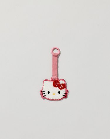 LPK Face Keyring Hello Kitty Red
