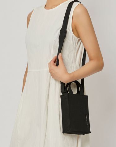 LPK Lattice Knit Cross Bag S Rich Black