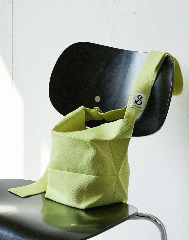 조셉앤스테이시 Lucky Pleats Knit Off City Bucket (ALL) 착용컷