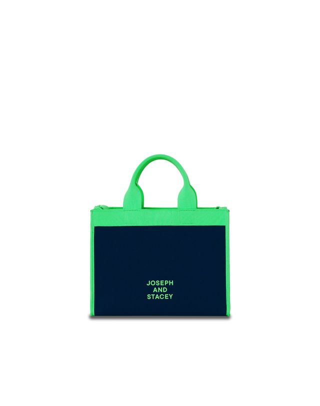 조셉앤스테이시 LPK Lattice Knit Tote Bag M Frame (All) 착용컷