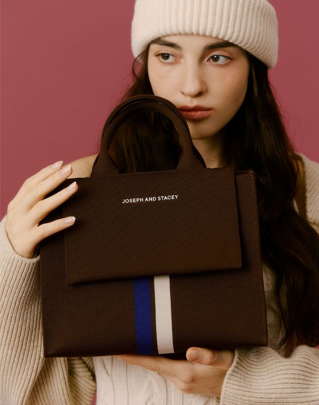 조셉앤스테이시 LPK Lattice M Flap Pocket (ALL) 착용컷