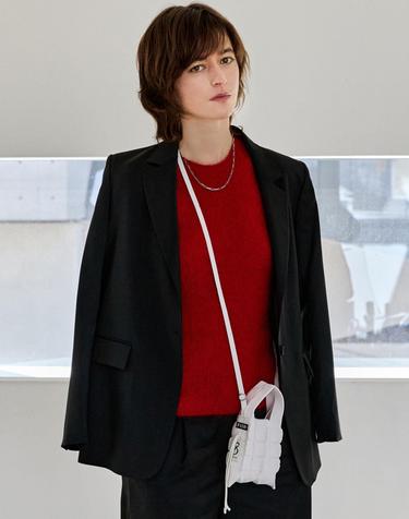 [25SS 뉴컬러] Lucky Pleats Knit Mini Cross Fiori (ALL)