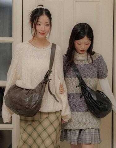 Daily Wrinkle Bag S_Faux Leather (All)