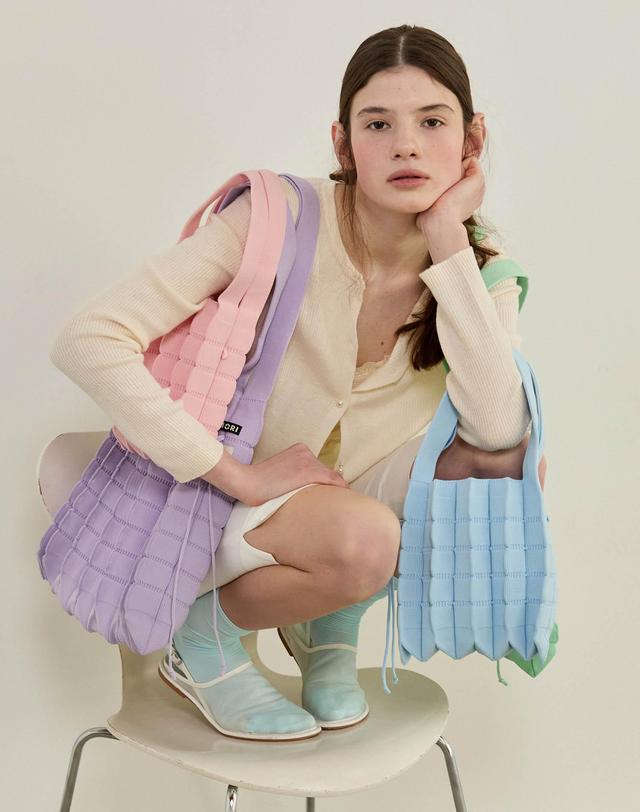 조셉앤스테이시 [25SS 뉴컬러] Lucky Pleats Knit S Fiori (ALL) 착용컷