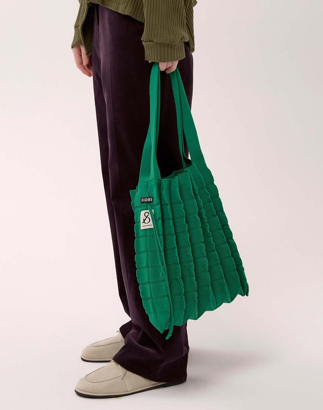 조셉앤스테이시 [25SS 뉴컬러] Lucky Pleats Knit L Fiori (ALL) 착용컷