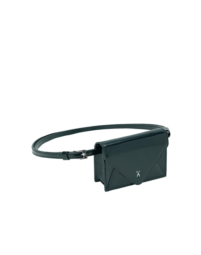 조셉앤스테이시 Easypass Amante Belt Bag Deep Green 착용컷