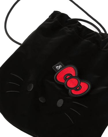 Lucky Hello Kitty Ribbon Embroidery Wappen Red