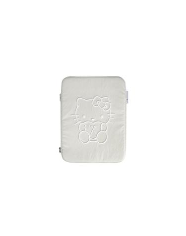 Sleek Tablet Pouch 13inch Hello Kitty White