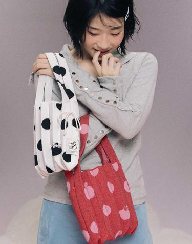 Lucky Pleats Knit S Dot Hello Kitty (ALL)