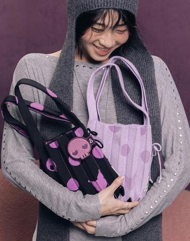 Lucky Pleats Knit S Dot Kuromi (ALL)