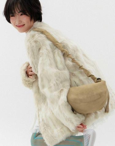Daily Shirring Bag_Faux Suede (ALL)