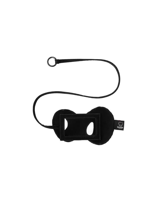 조셉앤스테이시 Haze Bagcharm Hello Kitty Ribbon Black 착용컷