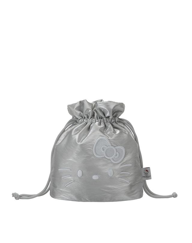 조셉앤스테이시 Drawstring Cross Hello Kitty Sleek Silver 착용컷