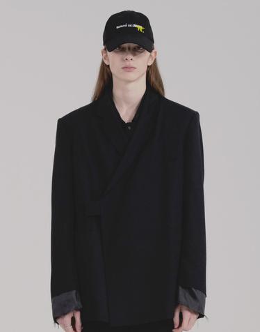 UNNORM OUTPOCKET DOUBLE WOOL BLAZER