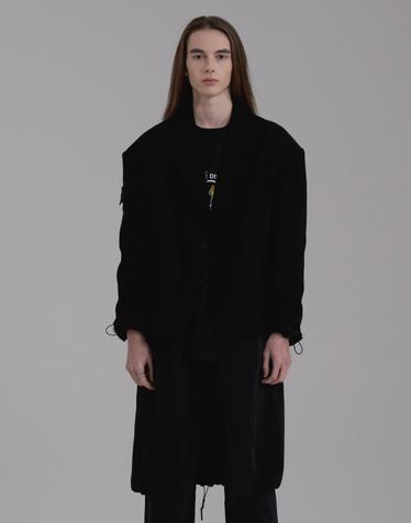 UNNORM WIND BRAKER MATCH BLAZER COAT