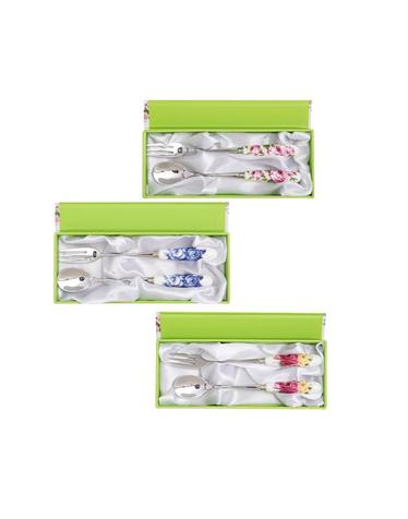 [하이드로마] 로즈 티스푼1p+티포크1p