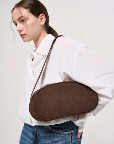 Stone bag suede brown