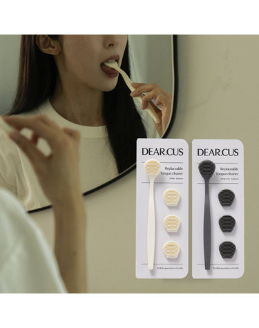 디어커스 [1+1] 혀자손 교체형 혀클리너(본품2개+헤드6개) 4컬러