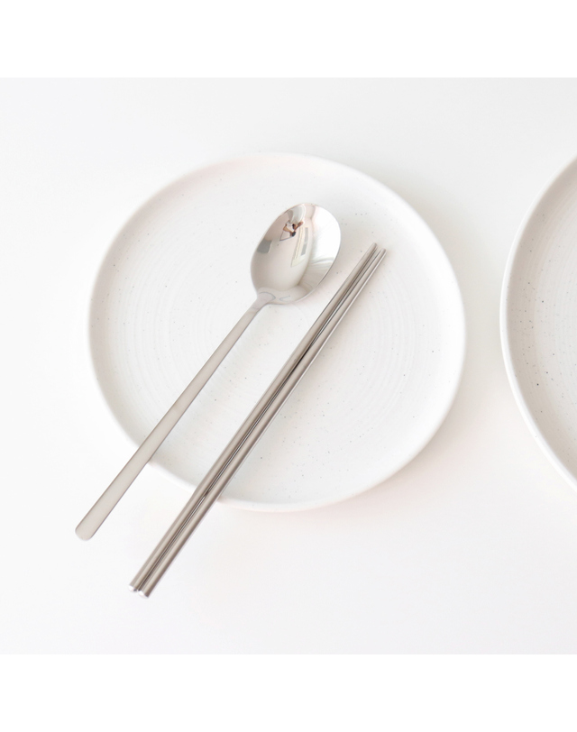 카모메키친 [1+1] 마인 스퀘어 수저세트 착용컷