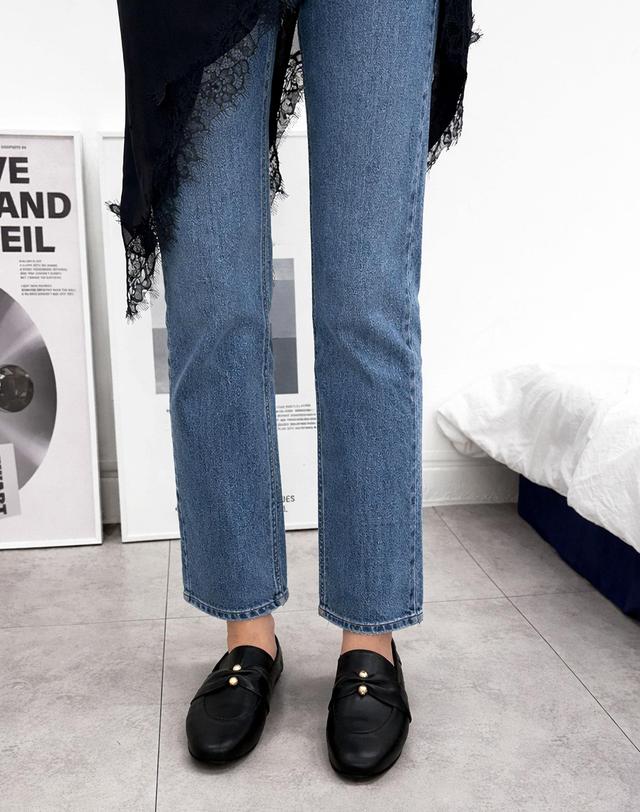 어썸듀 Doppia Loafer_ADS519_1cm 아이보리 착용컷