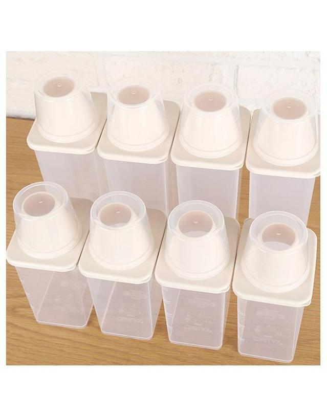 씨밀렉스 씨밀렉스 도어 미니 사각 잡곡통 쌀통 950ml 8개 SET 착용컷
