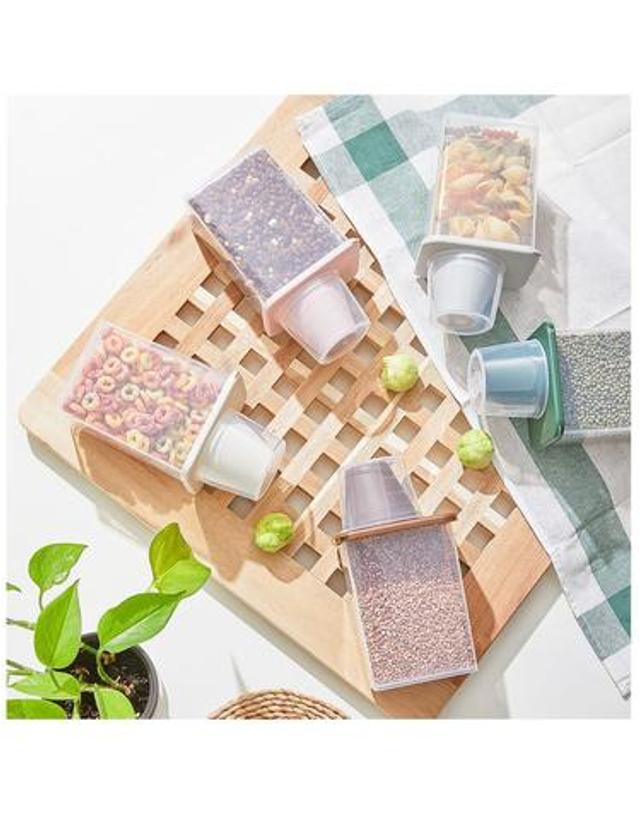 씨밀렉스 씨밀렉스 뉴컬러 도어미니 잡곡/보관통 1300ml 4개 착용컷