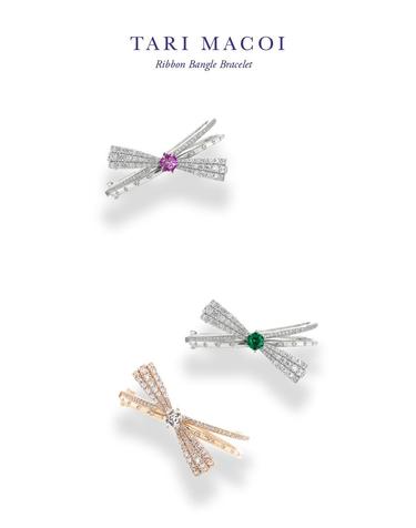 Sterling silver925 리본 뱅글