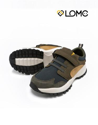 키즈 운동화 수제 아동화 KARI CHARCOAL/BROWN
