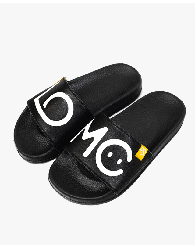롬크 롬크 키즈 슬리퍼 LOMC MERI BLACK 블랙 착용컷