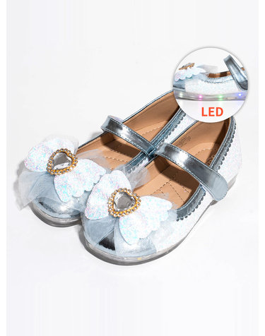 [루미] 써니 LED 글리터 메리제인 에메랄드