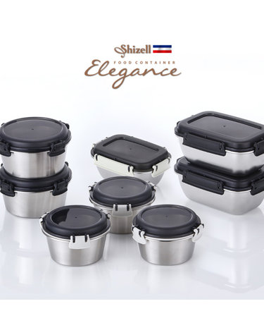[SHIZELL] 쉬젤 엘레강스 푸드컨테이너 종합8종(350ml x3+550ml x3+850ml x2)