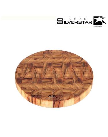 [SILVERSTAR] 실버스타 오아이씨 앤드그레인 캄포 나무도마 원형