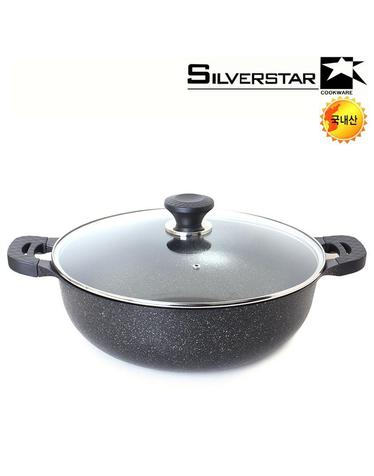 [Silverstar] 실버스타 오아이씨 골드마블 대형 웍팬 36cm