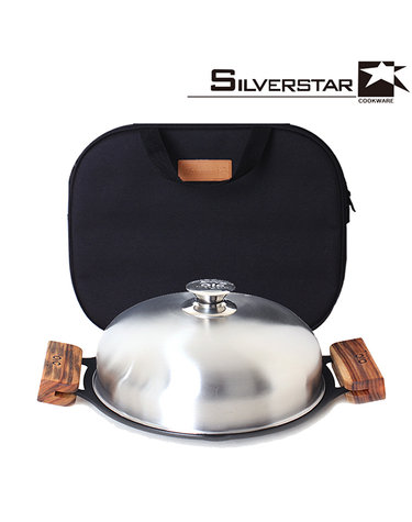 [SILVERSTAR] 실버스타 오아이씨 인덕션IH 가마 그리들 33cm-CV4p세트