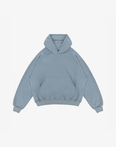 Raglan Hoodie - Dusty Blue