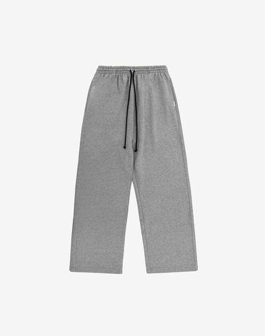 Wide Lounge Pants - Heather Grey