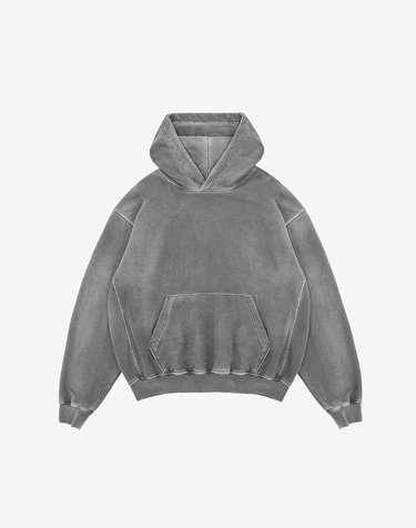 Over Hoodie - Washed Grey