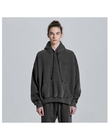 Washed Hoodie - Black