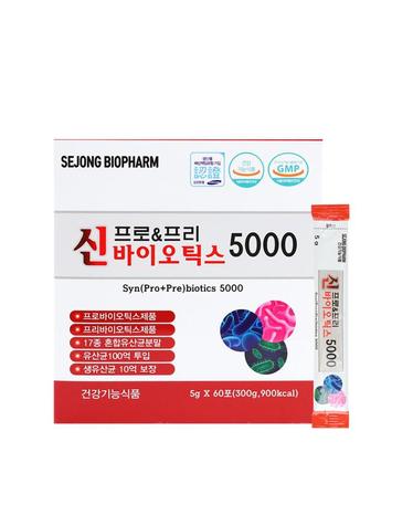 [SEJONG] 세종 신프로 프리바이오틱스5000 5g X 60포