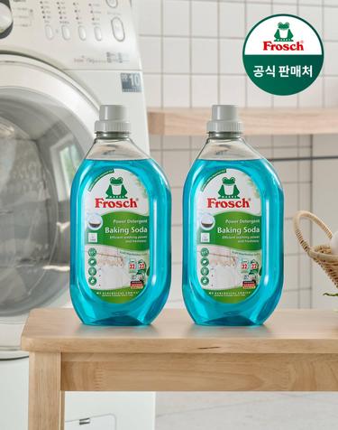 프로쉬 독일 베이킹소다 세탁세제(흰옷케어) 1.5L 2개