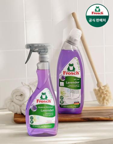 [욕실청소 SET] 프로쉬 독일 라벤더 욕실클리너 500ml+변기클리너 750ml(택1)