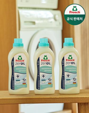 프로쉬 독일 제로 섬유유연제 750ml 3개 SET 무색소/무향료/무방부제