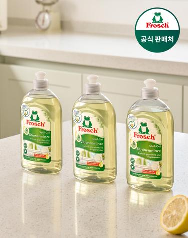 프로쉬 독일 맨손 주방세제 레몬민트 500ml 3개
