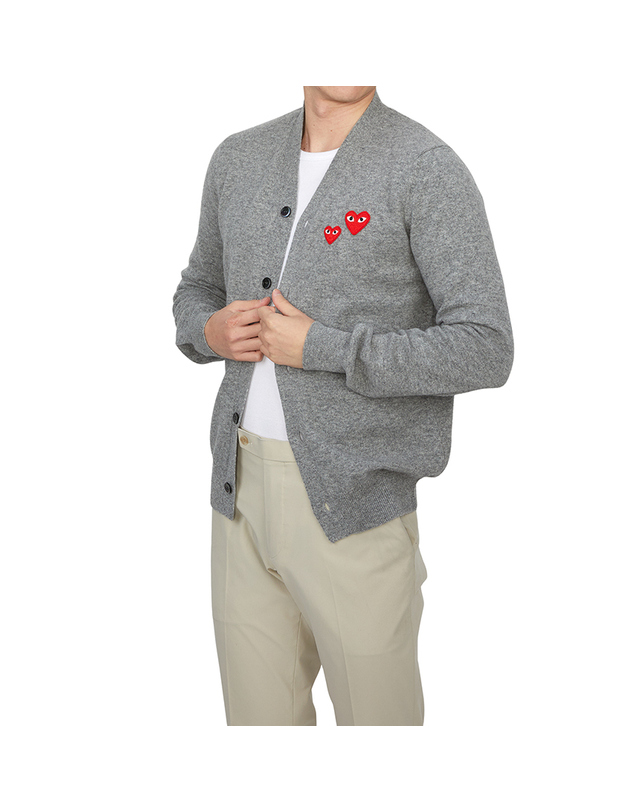 꼼데가르송 꼼데가르송 더블와펜 가디건 AX N072 051 1 (남여공용) 착용컷