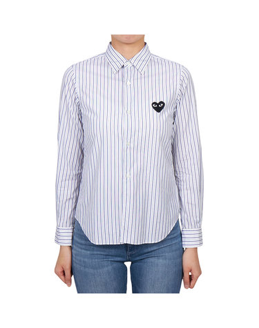 꼼데가르송 블랙와펜 스트라이프 여성 셔츠 AZ B005 051 1