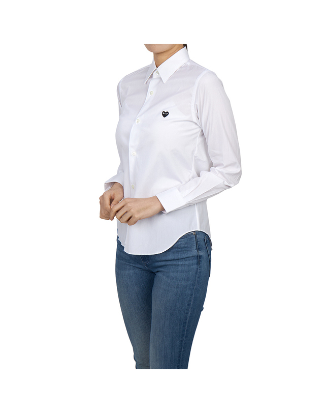 꼼데가르송 꼼데가르송 미니 블랙와펜 여성 셔츠 AZ B013 051 2 착용컷