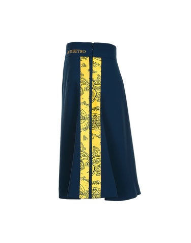 (WOMEN) PAISLEY FLARED SKIRT