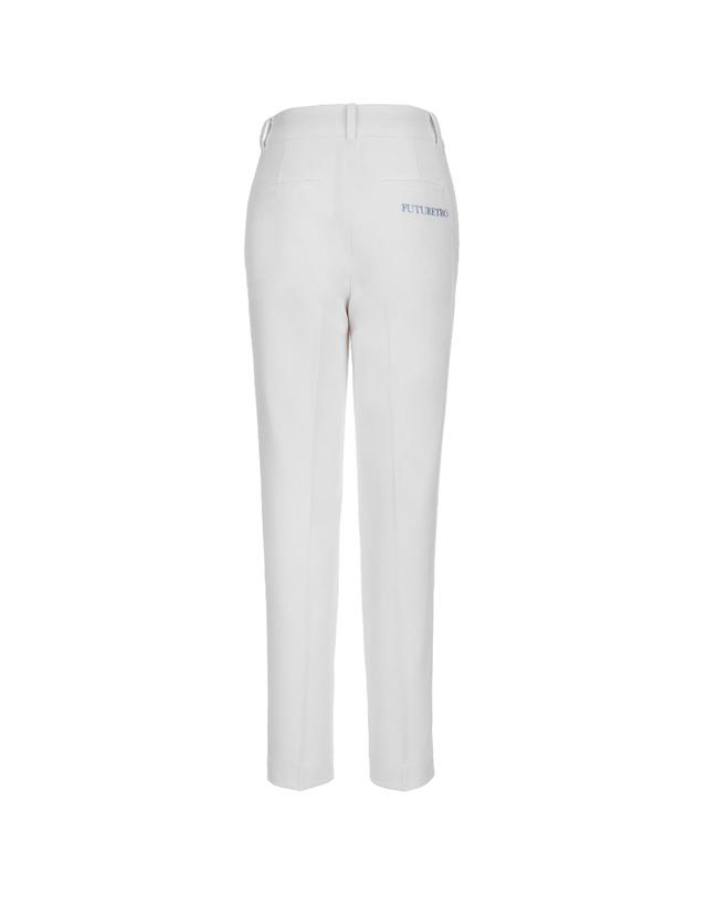 퓨처레트로 (UNISEX) CLASSY BASIC SLACKS / MEN 화이트 착용컷