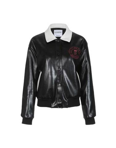 ( 01/05 순차배송) (UNISEX) STADIUM LEATHER JUMPER / WOMEN