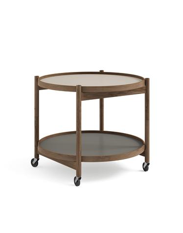 Tray Table 60 Smoked oak  Light Grey/Dark Grey